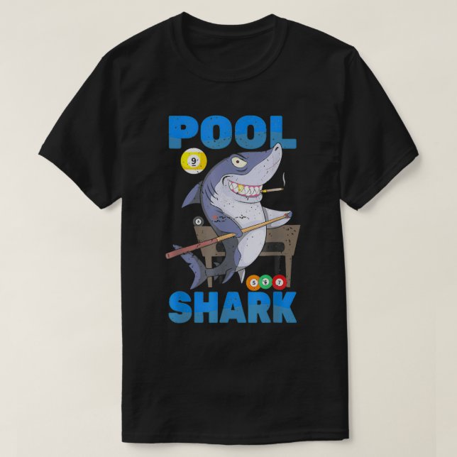 Billiards  Pool Shark  Snooker Player  Bar Pub  An T-Shirt (Design Front)