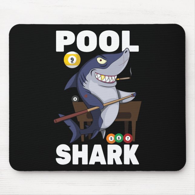 Billiards - Pool Shark - Snooker Player - R Pub -  Mouse Mat (Front)