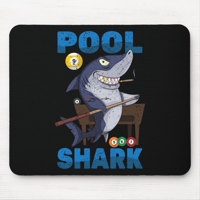 Billiards - Pool Shark - Snooker Player - R Pub -  Mouse Mat (Front)