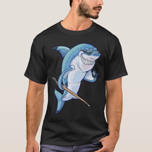 Billiards Pool Shark T-Shirt (Front)