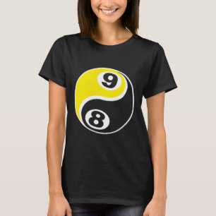 Billiards Pool Shirt 8 Ll 9 Ll Skull Tee