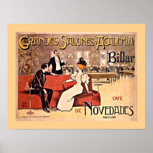 Billiards Poster (Front)