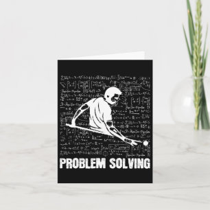 Billiards Problem Solving Players Sports Solution Card