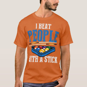 Billiards Puns Pool Player Billiards Triangle Ra T-Shirt