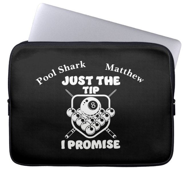 Billiards Quotes for Players Laptop Sleeve (Front)