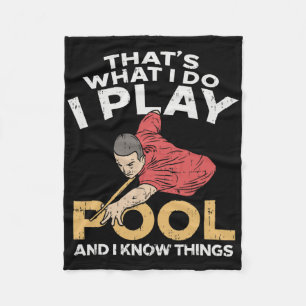 Billiards S1 Fleece Blanket