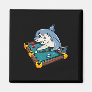Billiards Shark Pool Snooker Player Gift Magnet