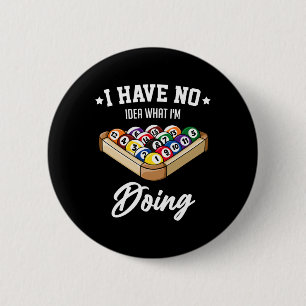 Billiards Snooker Pool Game Player Sports Competit 6 Cm Round Badge