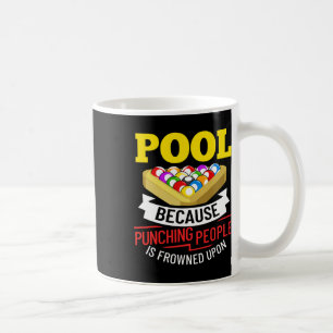 Billiards Snooker Pool Game Player Sports Competit Coffee Mug
