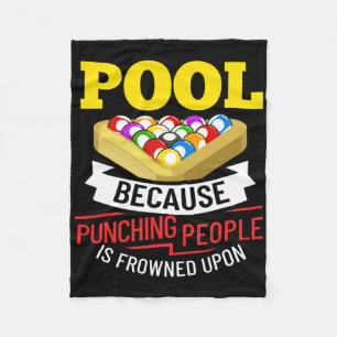Billiards Snooker Pool Game Player Sports Competit Fleece Blanket