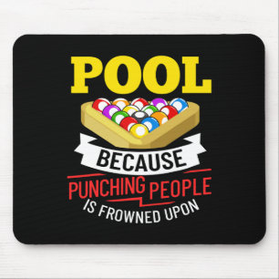 Billiards Snooker Pool Game Player Sports Competit Mouse Mat
