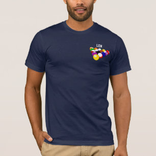 Billiards template polo shirt, ready to customise