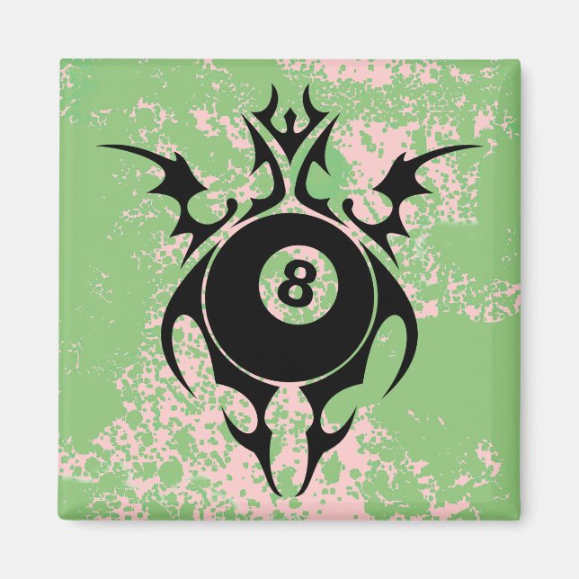 billiards. tribal. magnet (Front)