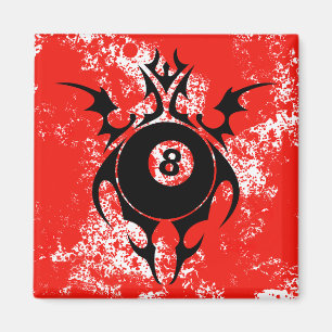 billiards. tribal. magnet