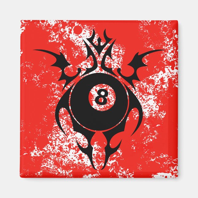 billiards. tribal. magnet (Front)