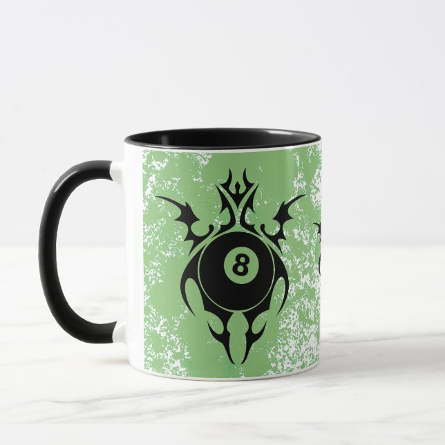 billiards. tribal. mug (Left)