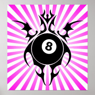 billiards : tribalz poster