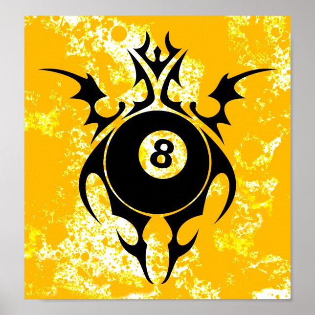 billiards : tribalz poster (Front)