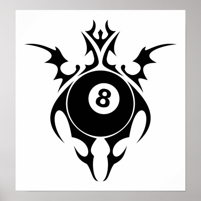 billiards : tribalz poster (Front)