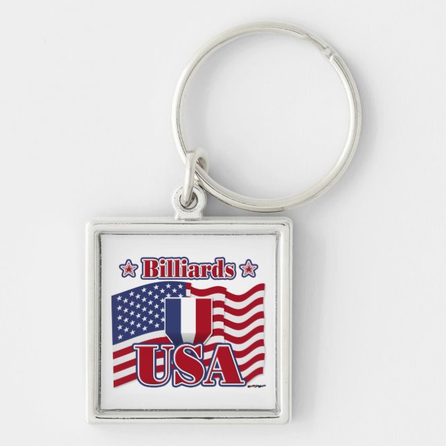 Billiards USA Key Ring (Front)