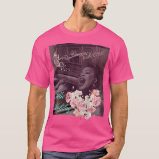 Billie Holiday_005_Back Printed T-Shirt