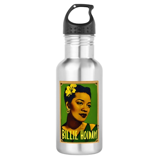 Billie Holiday 532 Ml Water Bottle (Front)