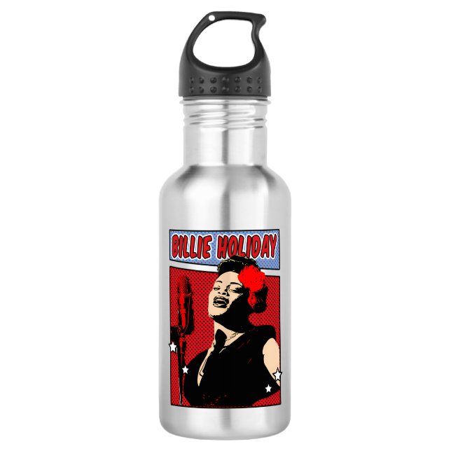Billie Holiday 532 Ml Water Bottle (Front)