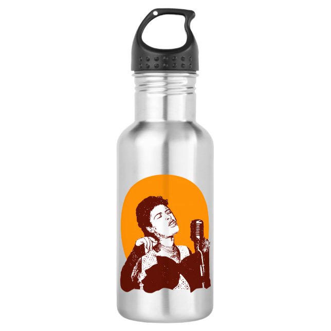 Billie Holiday 532 Ml Water Bottle (Front)