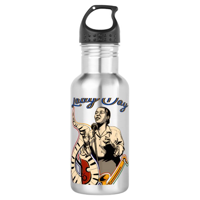 Billie Holiday 710 Ml Water Bottle (Front)