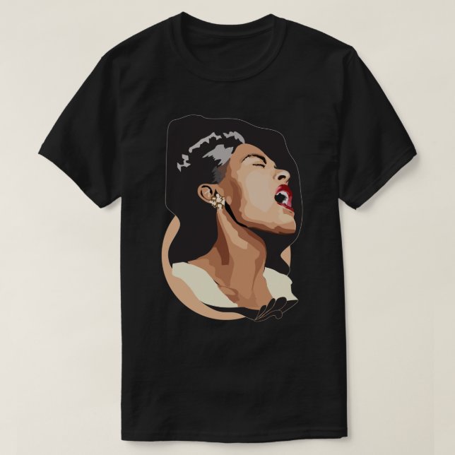 Billie Holiday Classic T-Shirt (Design Front)