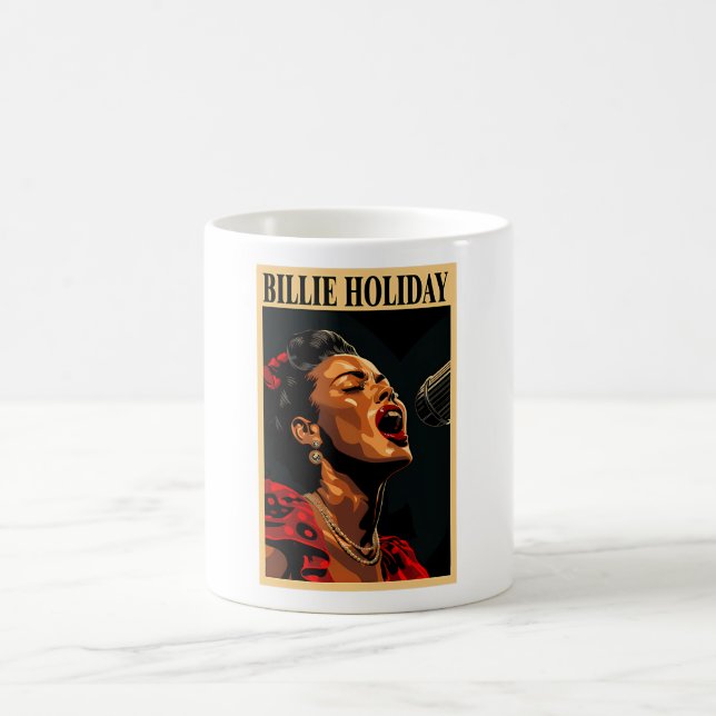 Billie Holiday Coffee Mug (Center)