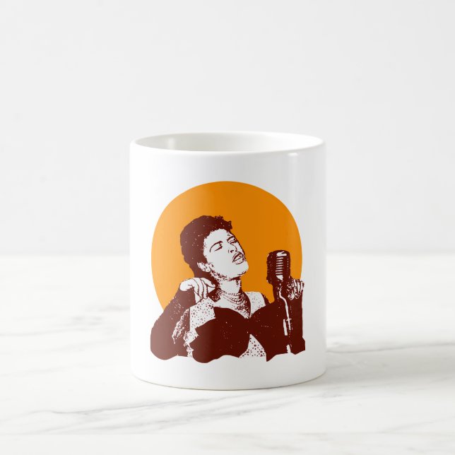 Billie Holiday Coffee Mug (Center)