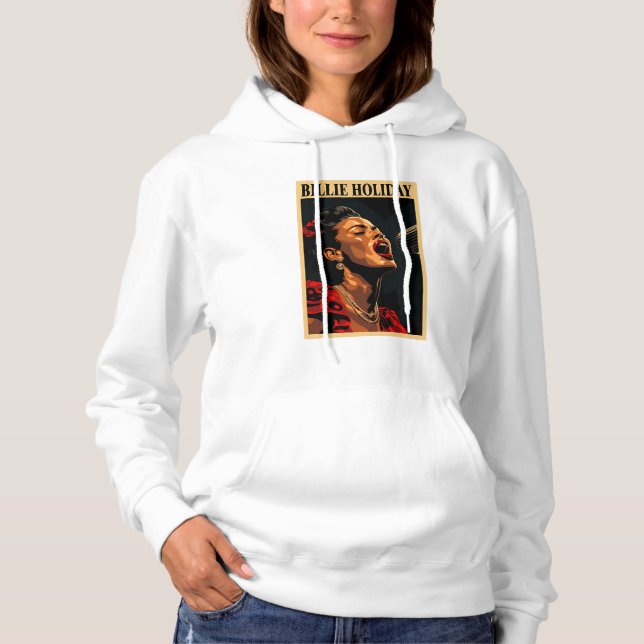 Billie Holiday Hoodie (Front)
