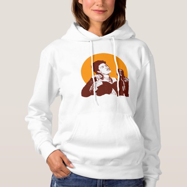 Billie Holiday Hoodie (Front)