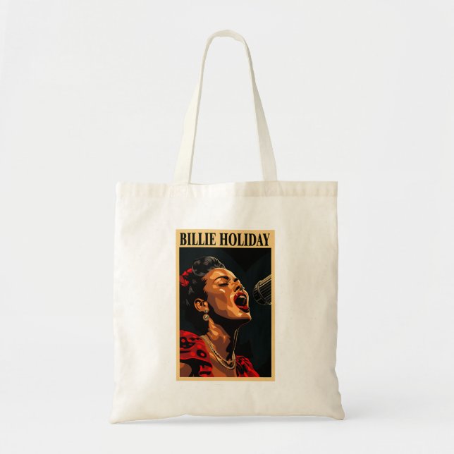 Billie Holiday Tote Bag (Front)