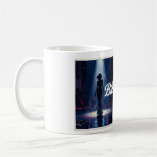 Billie Jean Neon Tribute Poster Coffee Mug