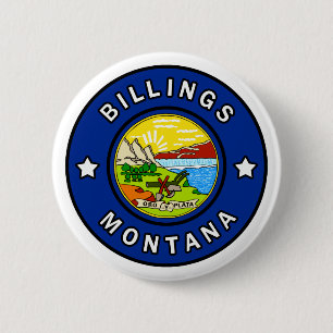 Billings Montana 6 Cm Round Badge