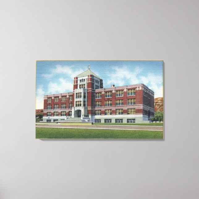 Billings, Montana - Eastern Montana State Canvas Print (Front)