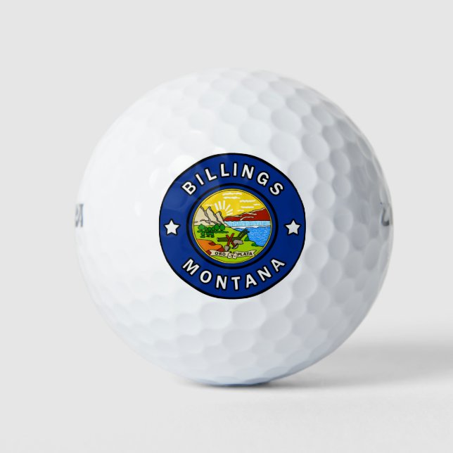 Billings Montana Golf Balls (Front)