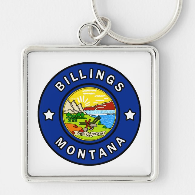 Billings Montana Key Ring (Front)