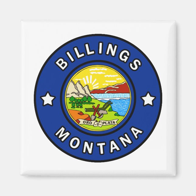 Billings Montana Magnet (Front)