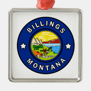 Billings Montana Metal Tree Decoration
