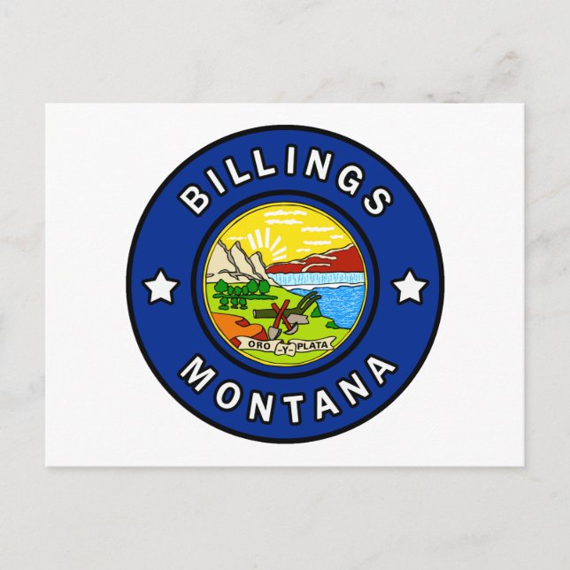 Billings Montana Postcard (Front)