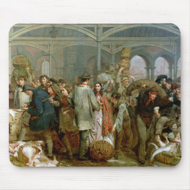 Billingsgate Fish Market Mouse Mat (Front)
