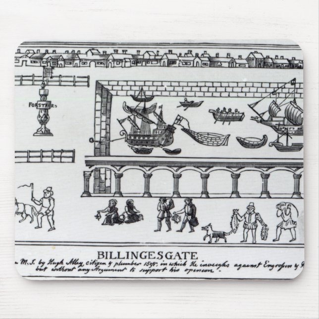 Billingsgate Market Mouse Mat (Front)