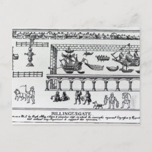 Billingsgate Market Postcard