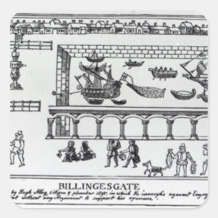 Billingsgate Market Square Sticker