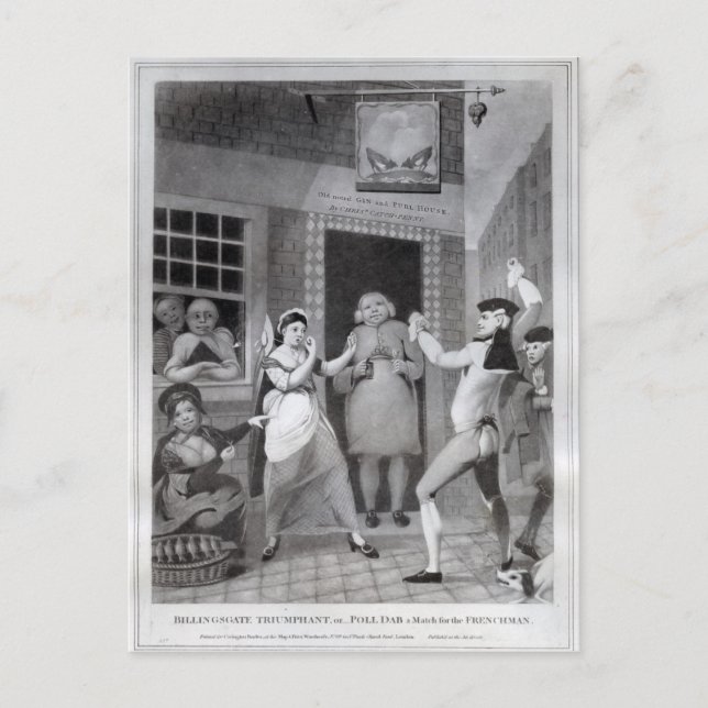 Billingsgate Triumphant Postcard (Front)