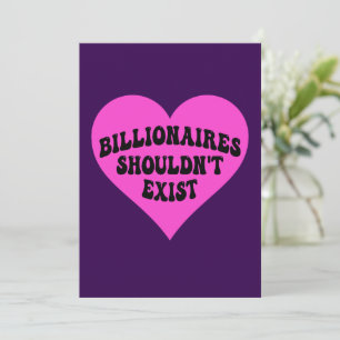 Billionaires Shouldn't Exist Holiday Card