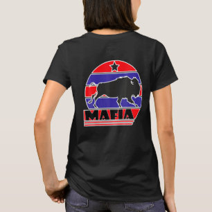 Bills Fan Mafia For Buffalo Fan Vintage Retro Foot T-Shirt